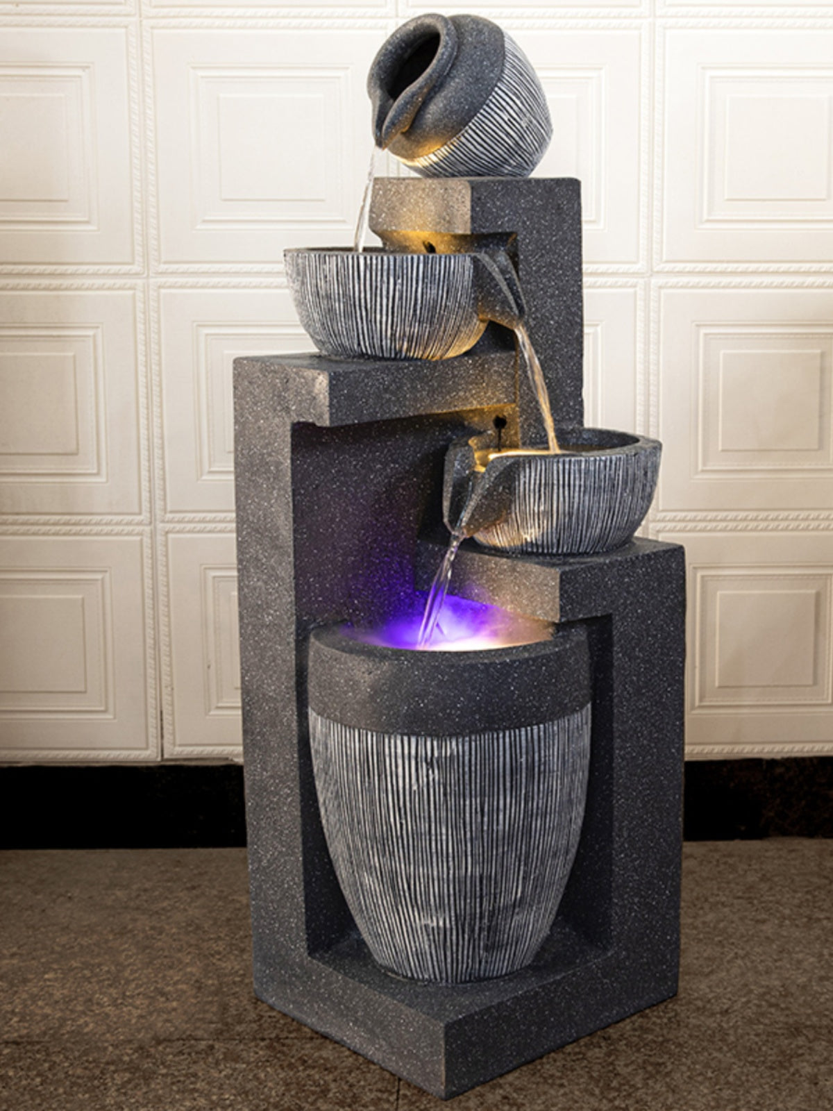 Serenity Cascade: Feng Shui Hallway Waterfall