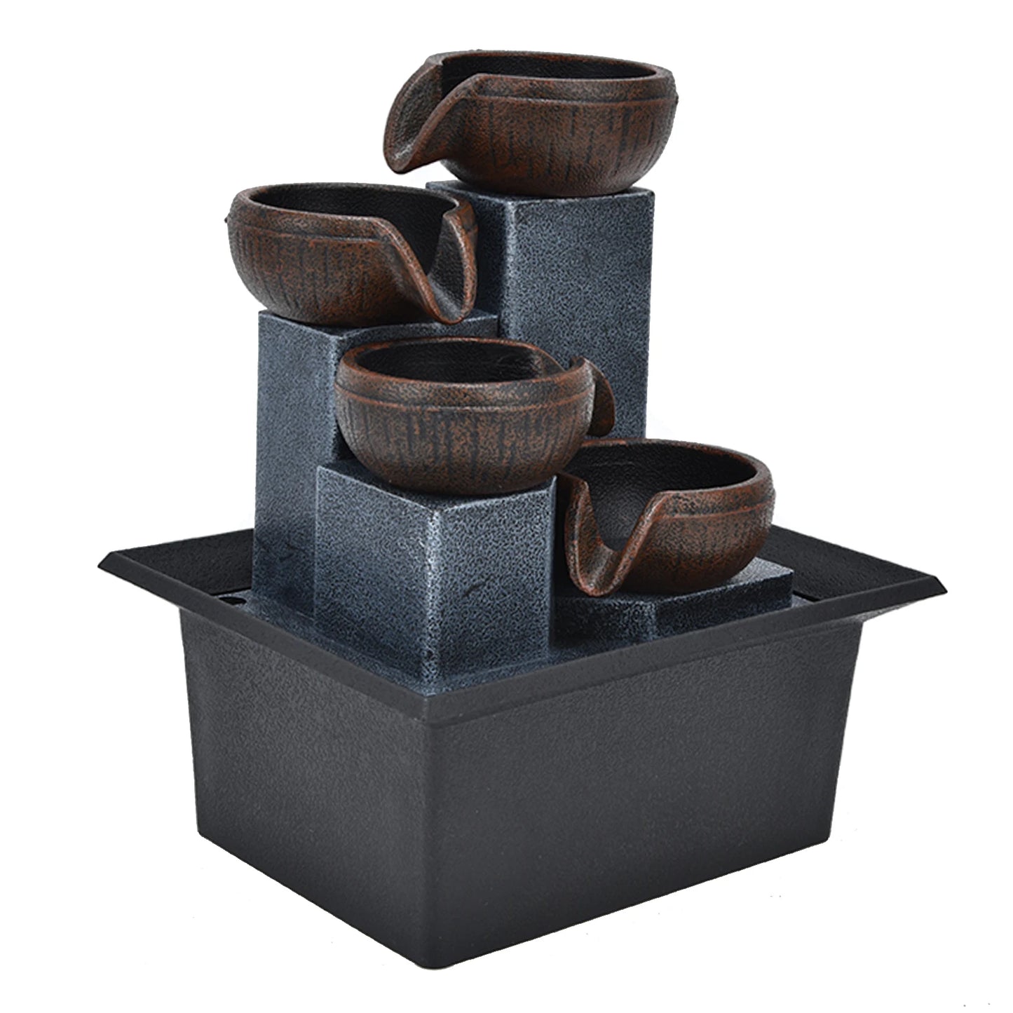 Lotus Leaf Zen Fountain – USB-Powered Tranquility