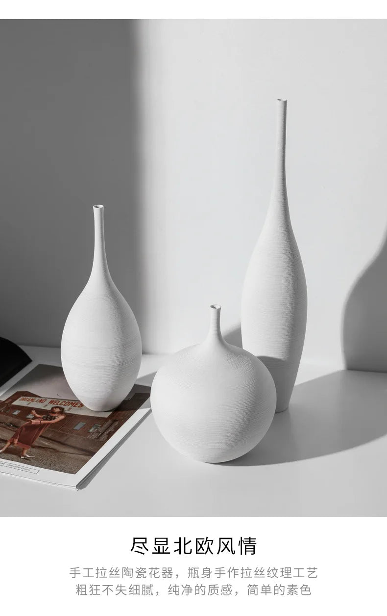 Minimalist Zen Ceramic Vase