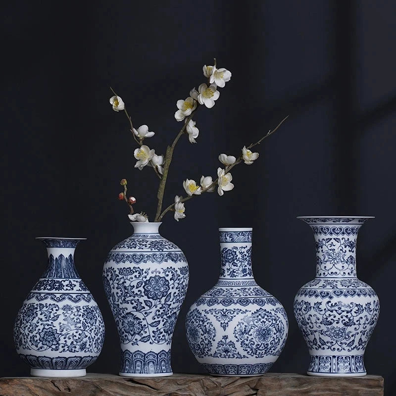 Jingdezhen Modern Blue & White Porcelain Vase