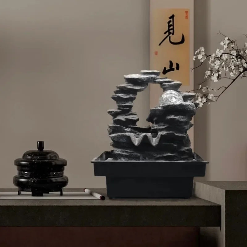 Zen Sphere Table Fountain – Elevate Your Space