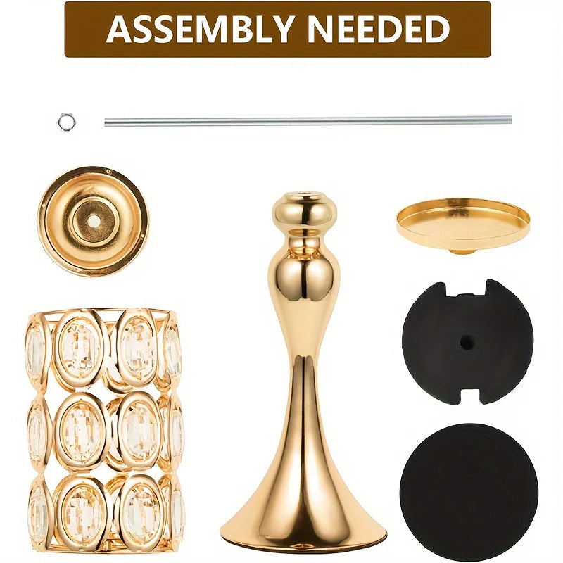 Golden Guardian Vase Stand – Vintage Charm with Modern Flair