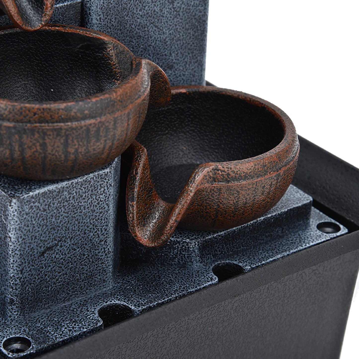 Lotus Leaf Zen Fountain – USB-Powered Tranquility