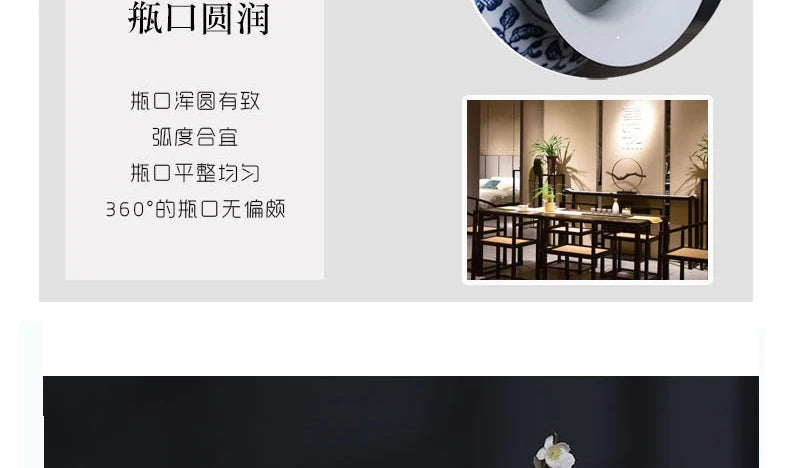 Jingdezhen Modern Blue & White Porcelain Vase