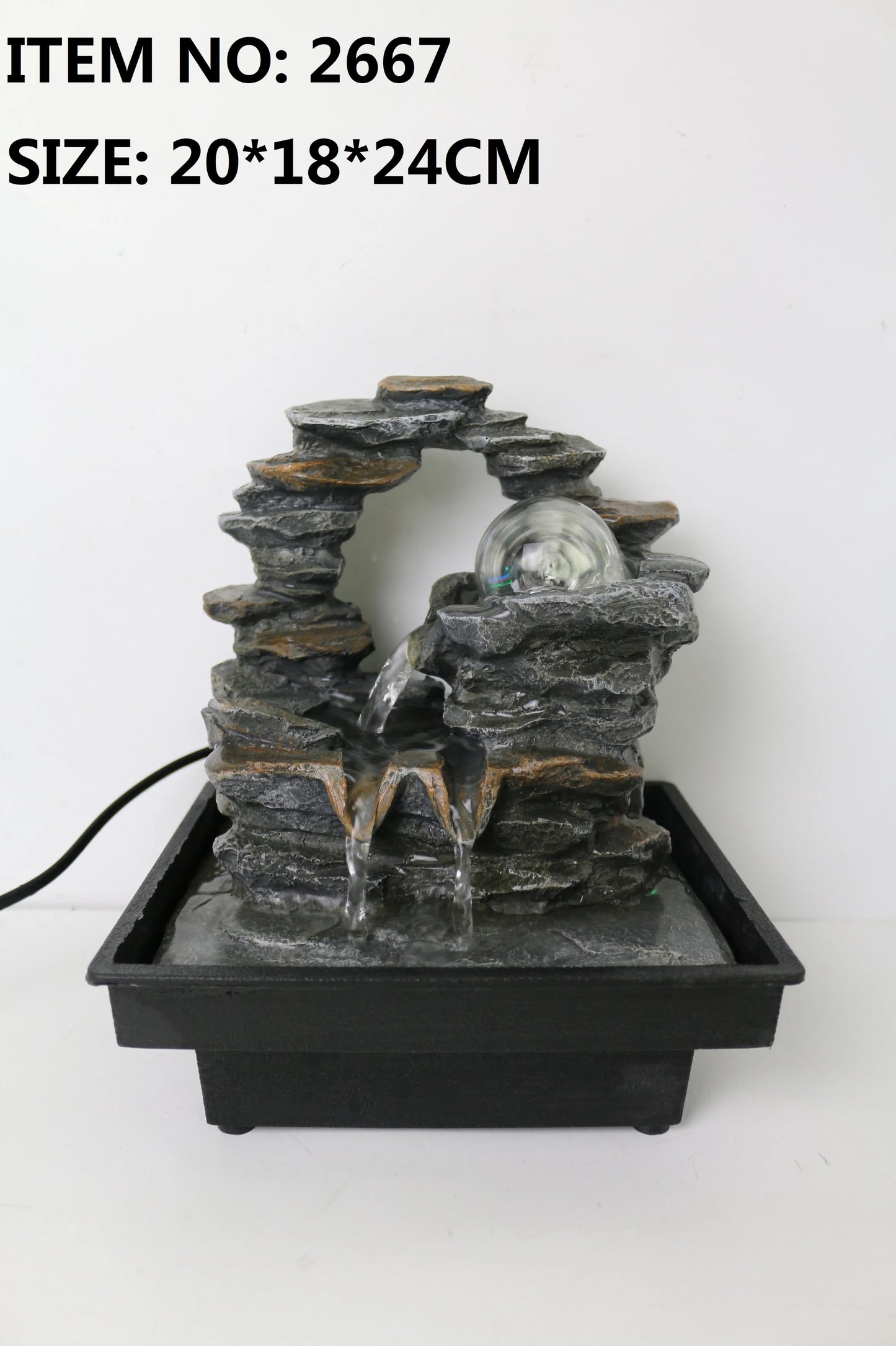 Zen Sphere Table Fountain – Elevate Your Space