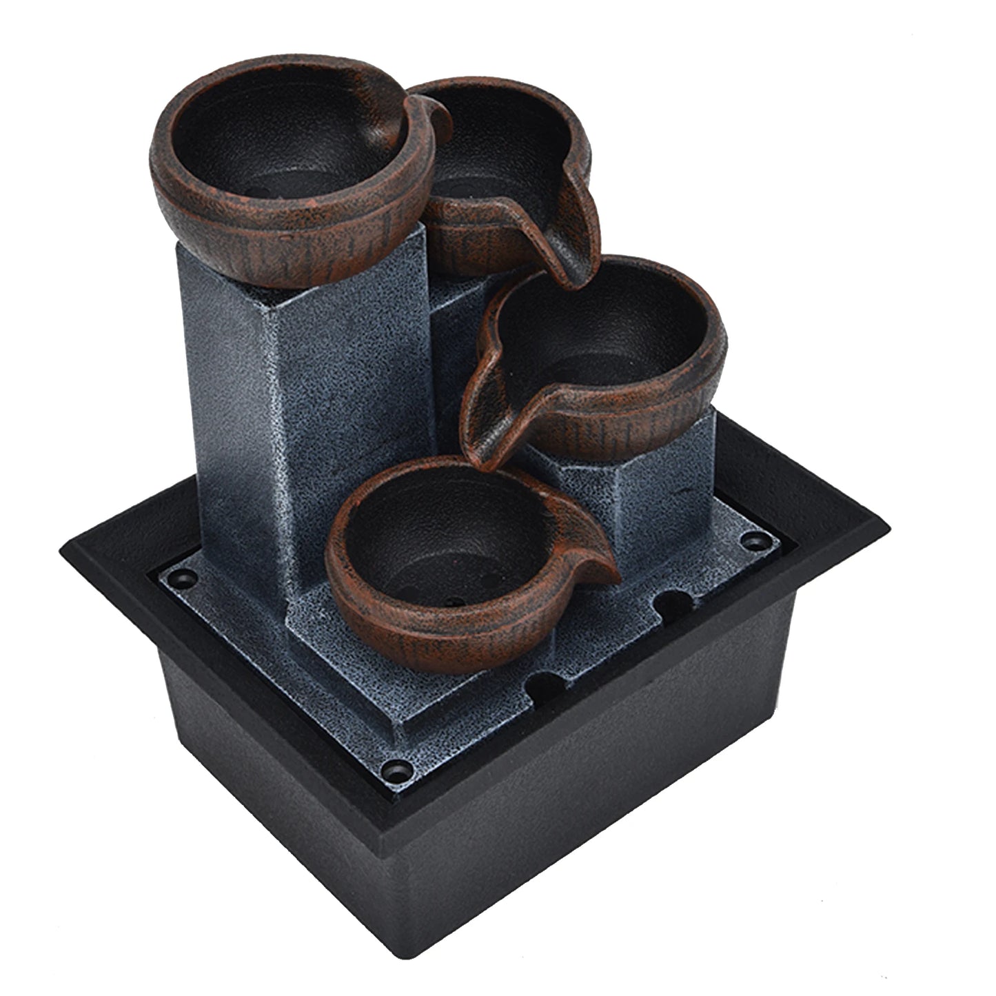 Lotus Leaf Zen Fountain – USB-Powered Tranquility
