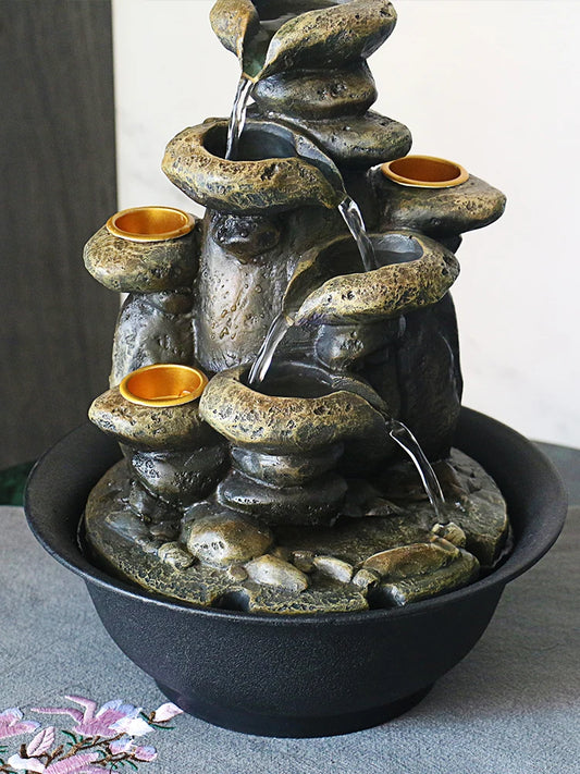 Serenity Glow Table Fountain