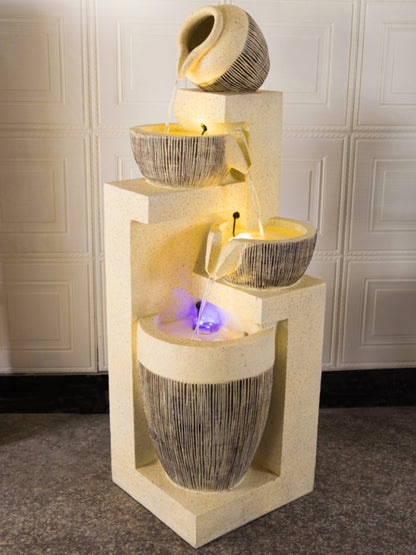 Serenity Cascade: Feng Shui Hallway Waterfall