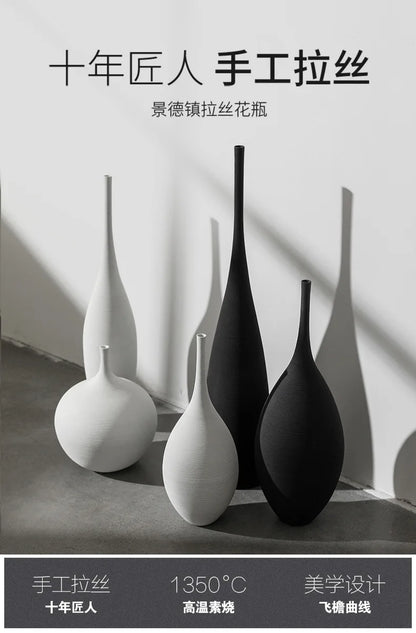 Minimalist Zen Ceramic Vase