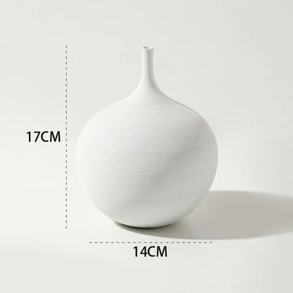 Minimalist Zen Ceramic Vase