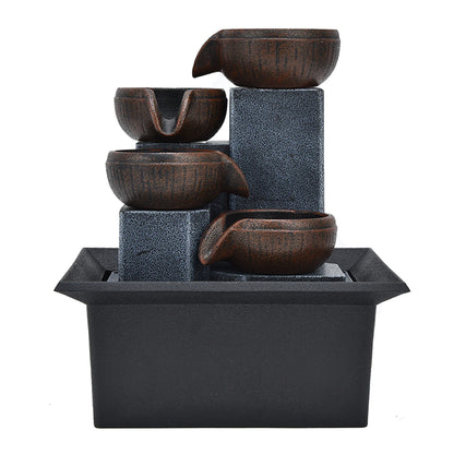 Lotus Leaf Zen Fountain – USB-Powered Tranquility