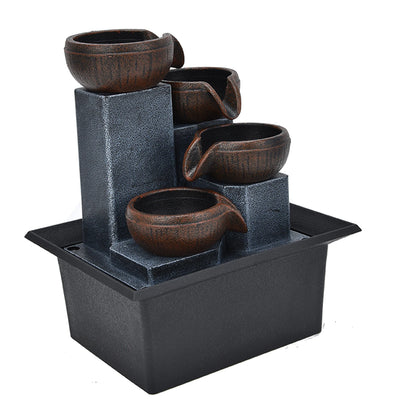 Lotus Leaf Zen Fountain – USB-Powered Tranquility