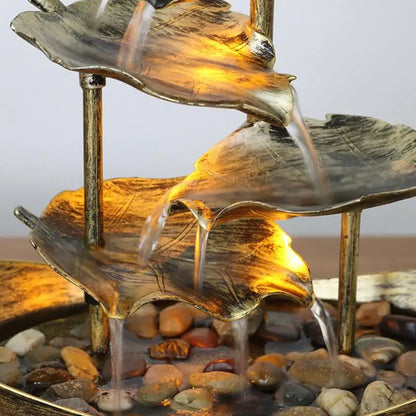 Lotus Cascade – Contemporary Serenity Fountain