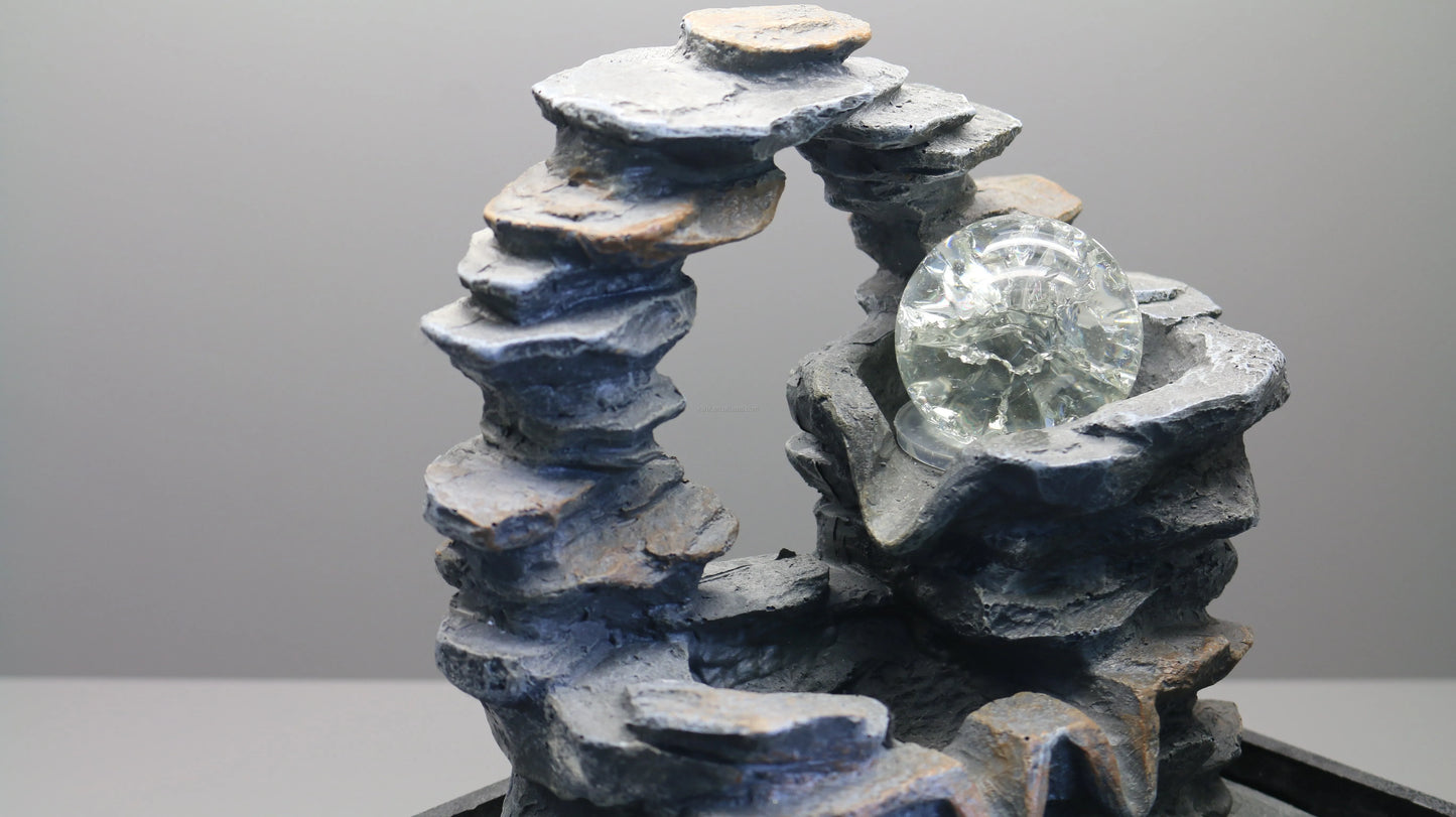 Zen Sphere Table Fountain – Elevate Your Space