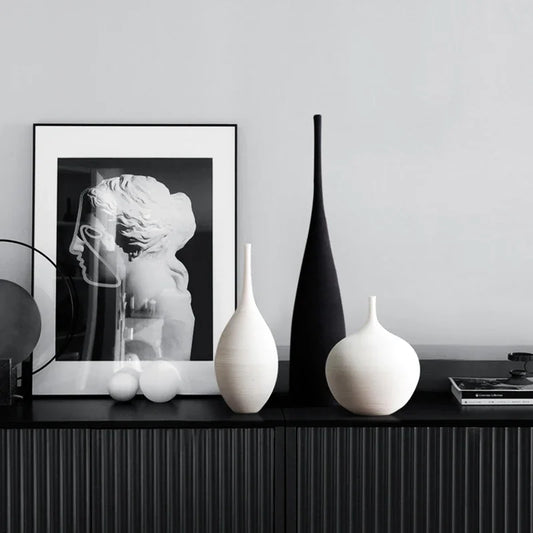 Minimalist Zen Ceramic Vase