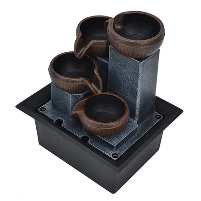 Lotus Leaf Zen Fountain – USB-Powered Tranquility