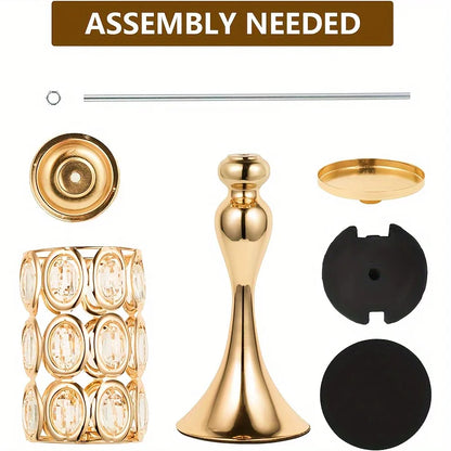 Golden Guardian Vase Stand – Vintage Charm with Modern Flair