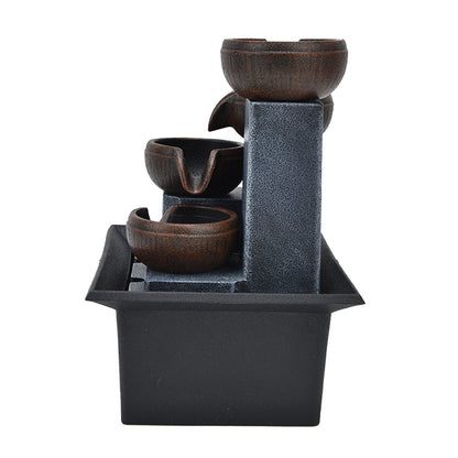 Lotus Leaf Zen Fountain – USB-Powered Tranquility