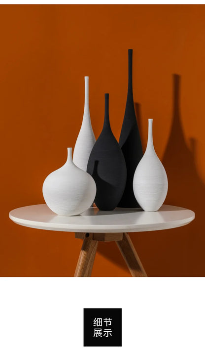 Minimalist Zen Ceramic Vase