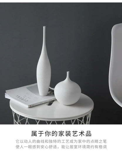 Minimalist Zen Ceramic Vase