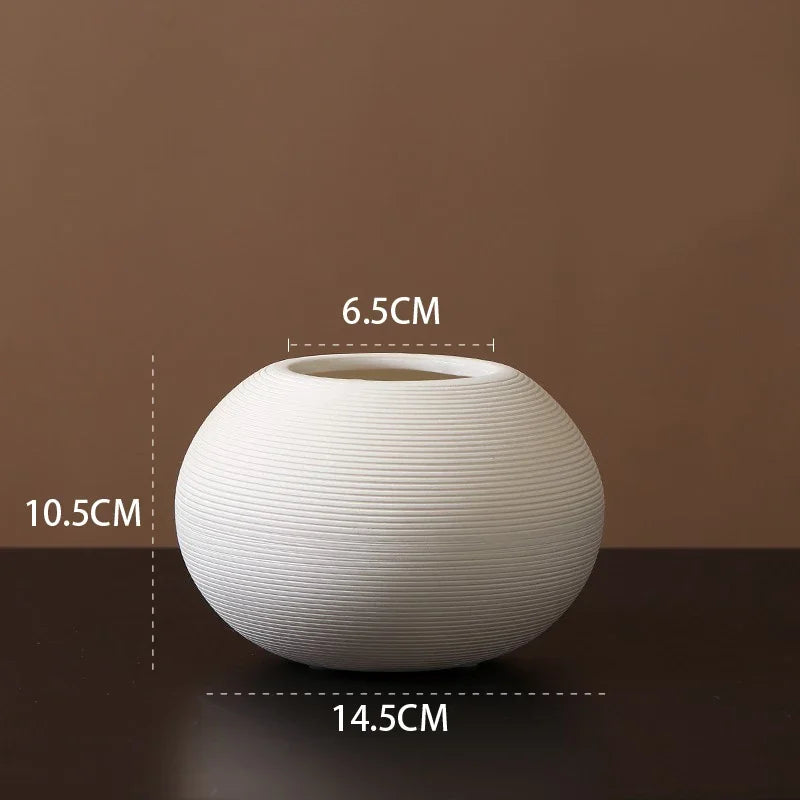 Minimalist Handmade Art Zen Vase Ceramic