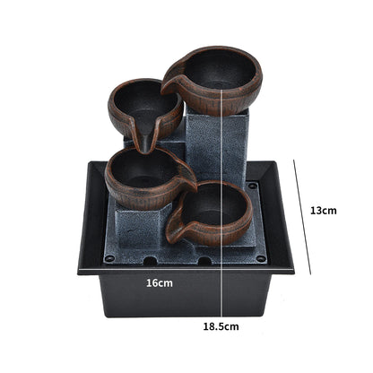 Lotus Leaf Zen Fountain – USB-Powered Tranquility