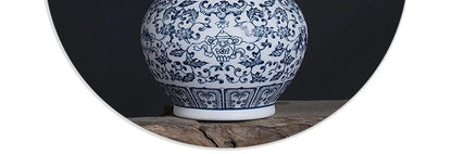 Jingdezhen Modern Blue & White Porcelain Vase