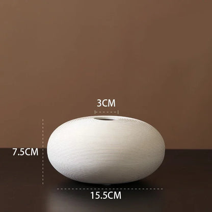 Minimalist Zen Ceramic Vase